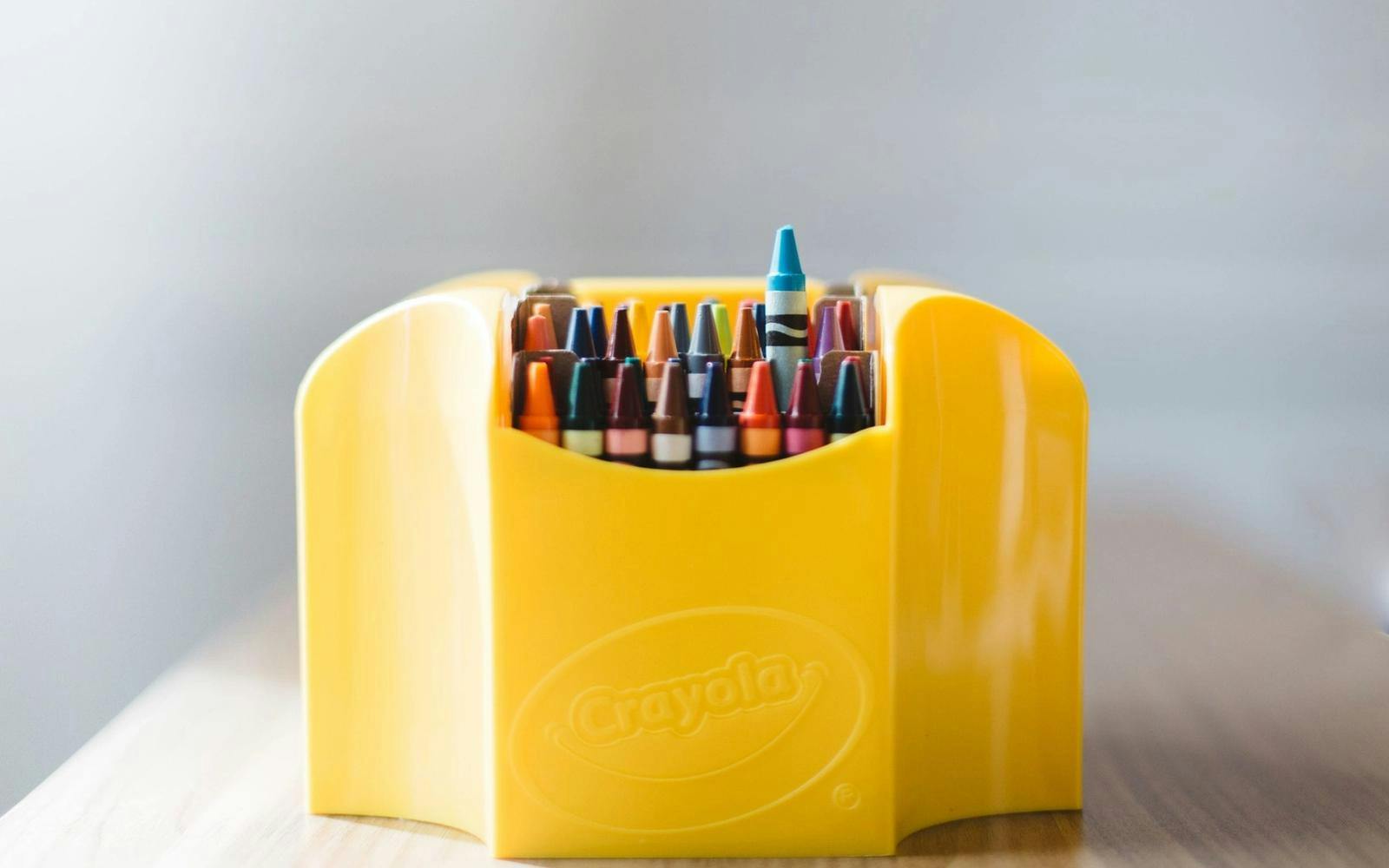 Pakke med fettstifter i ulike farger